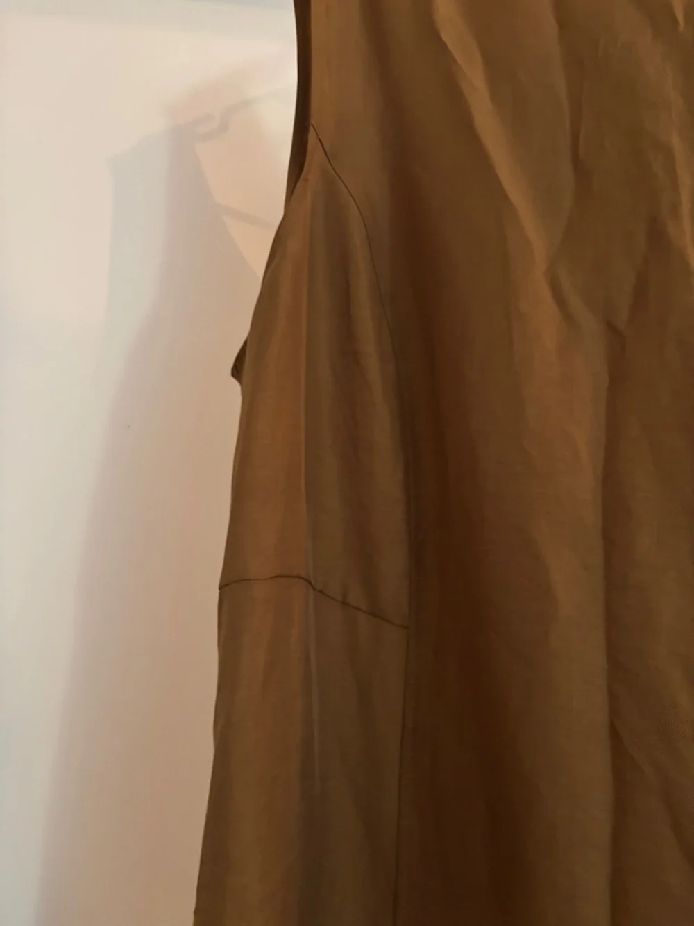 J. Jill Sleeveless Tan Midi Shift Dress - Picture 5 of 7